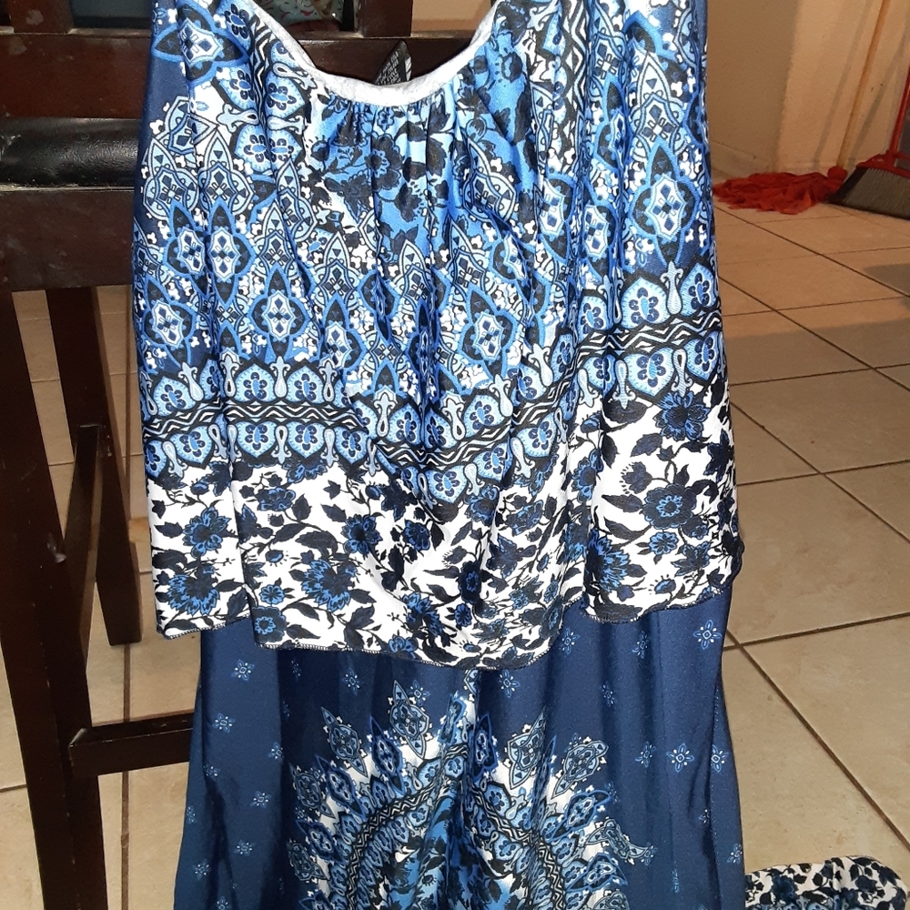 Plus size long dress